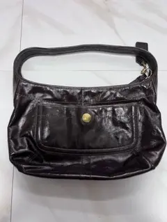 COACH コーチ 9221 Ergo Hobo レザー ホーボー 黒 保存袋付 - メルカリ