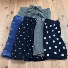 120〜130cm 5点セット スカートまとめ売り
