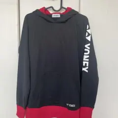 YONEX ヨネックス パーカー ブラック×レッド サイズS