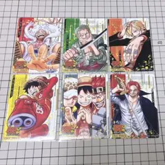 S*2様 週刊少年ジャンプ 55周年記念コレクションカード ワンピース 全6種セのサムネイル