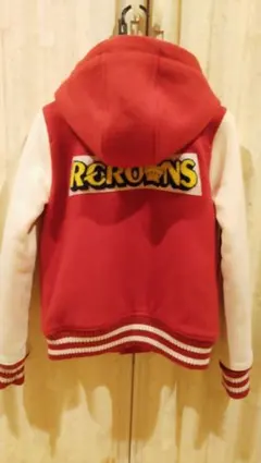 ロデオクラウンズ フード付き赤スタジャンSサイズ