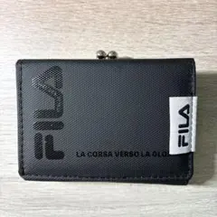 FILA がま口 三つ折り財布 ブラック カード収納 コンパクトのサムネイル