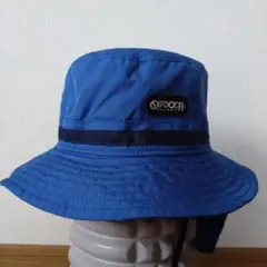 OUTDOOR PRODUCTS 日除け付きハット ブルーのサムネイル