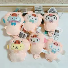 サンリオどうぶつ着ぐるみマスコット　こぶた編