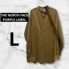 ノースフェイスパープルレーベル　コーデュロイ スタンドカラーシャツ 美品