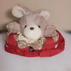 【昭和】 BAN ZAI MSP ウサギ ぬいぐるみ ティッシュボックス
