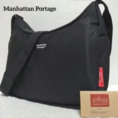 極美品 ✨マンハッタンポーテージ ショルダーバッグ ナイロン A4可 ロゴ刺繍