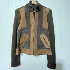 ニットジャケット ブルゾン