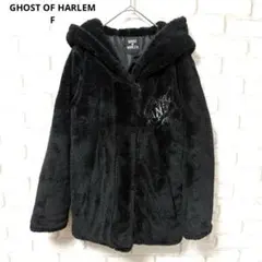GHOST OF HARLEM アウター　ボアジャケット　刺繍　フリーサイズ