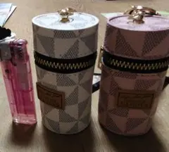 幾何学模様 キーホルダー 2個セット