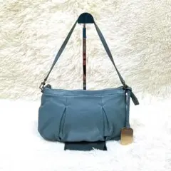 【美品・ルーマニア製】FURLA アクセサリーポーチ 2way 本革 チャーム