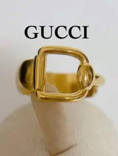 【美品】GUCCI インターロッキング GG スカーフ リング ゴールド 箱付き GUCCI（グッチ） スカーフリング レディース メンズ ブランド GP