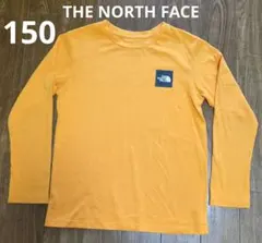 THE NORTH FACE 長袖カットソー 150 オレンジ　汚れあり