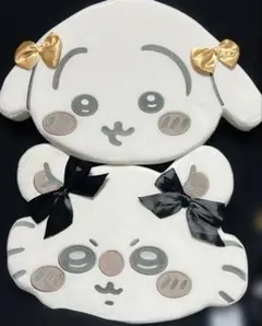 新品未使用　タグ付き　ちいかわ 低反発クッション〜リボン〜(うさぎ&モモンガ)