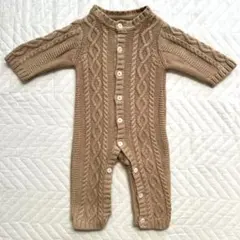 babyGap ケーブルニット ロンパース 60 くま