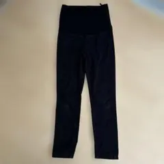 ブラック ハイウエスト マタニティパンツ S