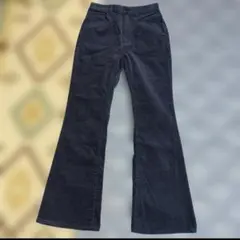 最終値下げGU　フレアコーデュロイパンツS