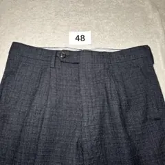 48 美品　秋冬　ユニバーサルランゲージ　レダ　REDA スラックス　グレー