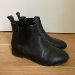 ブーツ　サイドゴアブーツ　ブラック