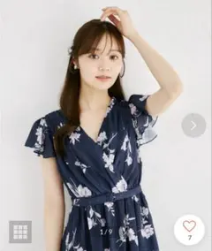 【新品タグ付き】今期完売品！カシュクールワンピース