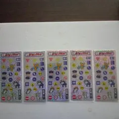 仕事猫　警視庁　ピーポくん　 交通ルール ステッカー 5枚セット ホログラム