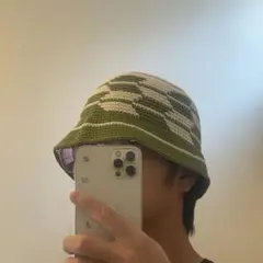 バケットハット　クラッシャーハット　クロシェハット　バケハ