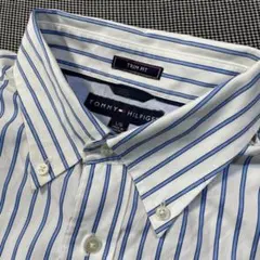 海外企画 TOMMY HILFIGER ストライプシャツ トミーヒルフィガー