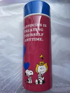 スタバ&スヌーピー　タンブラー　ステンレスボトル　ピンク PEANUTS