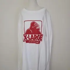 X-LARGE ロゴプリント 長袖カットソー