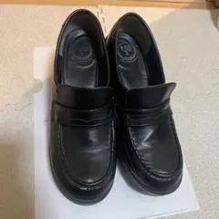 Yosuke 厚底ローファー 23.5cm ブラック