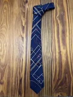 giraffe スポーツコート柄ネクタイネイビー