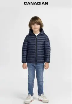 ウルトラライト 中綿ジャケット 紺 canadian classics イタリア