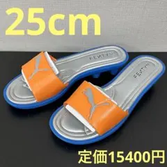 プーマ フェンティ スライド チック L 25cm オレンジ/ブルー サンダルのサムネイル