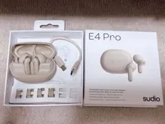 SUDIO E4 Pro (ラテ) ワイヤレスイヤホン カナル型 - メルカリ