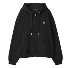 WOOALONG シグネチャー クロップフードジップアップ