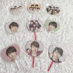 未使用品✨嵐 ARASHI ミニうちわ 9枚セットです。
