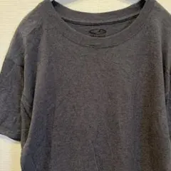 チャンピオン 無地 Tシャツ クルーネック 半袖 S 灰色 コットン シンプル