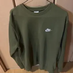 NIKE メンズ クルーネック スウェット カーキ Lサイズのサムネイル