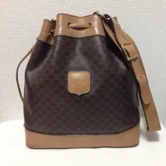 江頭君さま専用【CELINE】ヴィンテージ マカダム柄 巾着ショルダーバッグ