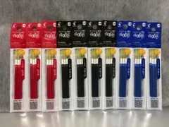 ☆フリクション 替芯 各３本入り１０袋セット(黒４ 赤３ 青３) 0.38mm☆