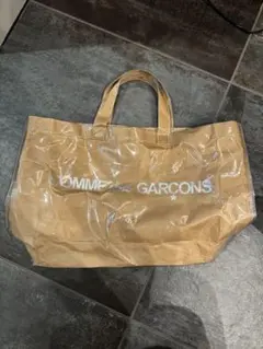 COMME des GARCONS ギャルソン紙袋 ビニール トートバッグ大容量