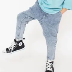 ブランシェス ガーデナーテーパードデニムパンツ BRANSHES 150