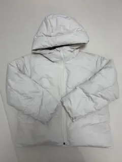 ホワイトダウンジャケット フード付き 無印良品　S