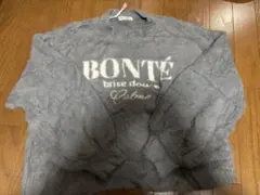 BONTE グレー 長袖ニットセーター