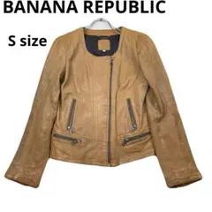 BANANA REPUBLIC 00's ラムレザー テーラードジャケット - メルカリ