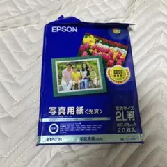 EPSON 写真用紙 光沢 2L判 K2L20PSK 19枚 エプソン 純正