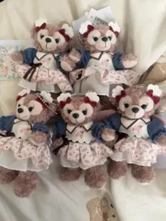 ウィッシングウィングス　シェリーメイ　ぬいぐるみバッジ　5点セット　新品タグ付き