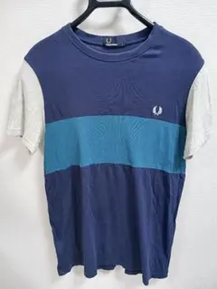 FRED PERRY カラーブロック Tシャツ Sサイズのサムネイル