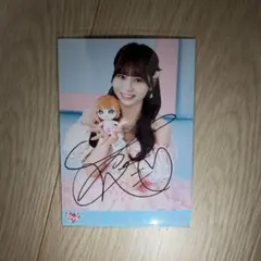 ＝LOVE 大場花菜 モーリーファンタジー衣装 直筆生写真　チュウ