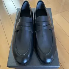 美品】サイズ26.5(8h)GLR ハッスイ スエード フレンチ ローファー